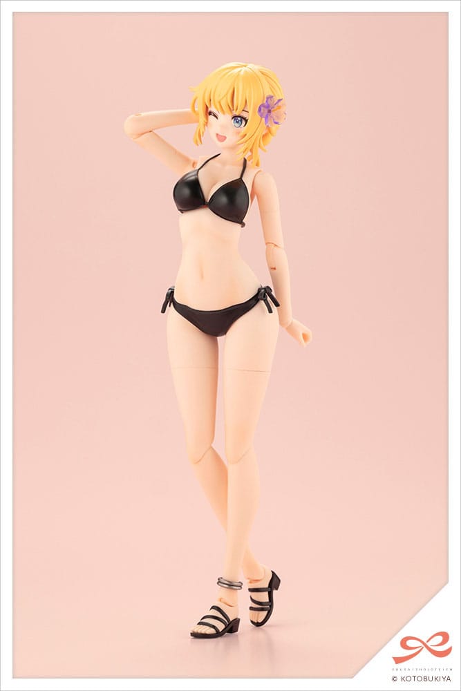 Sousai Shojo Teien Plastic Model Kit 1/10 Ritsuka Saeki (Swim Style) Hair Arrange Ver. 16 cm Figmas Yokina