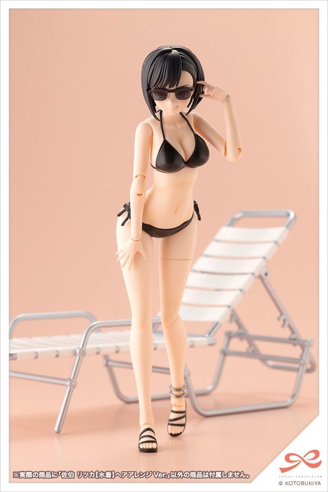 Sousai Shojo Teien Plastic Model Kit 1/10 Ritsuka Saeki (Swim Style) Hair Arrange Ver. 16 cm Figmas Yokina
