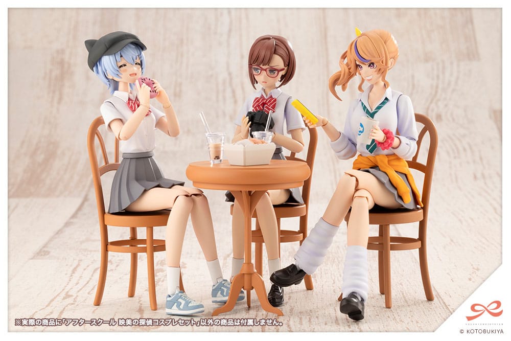 Sousai Shojo Teien Zubehör Set für Actionfiguren After School Eimi´s Detective Cosplay Set Figurenzubehör Yokina