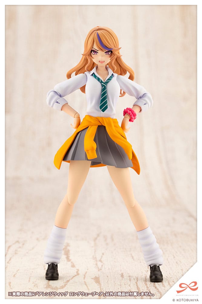 Sousai Shojo Teien Zubehör Set für Actionfiguren Arranged Wigs Long Wavy Hair Figurenzubehör Yokina