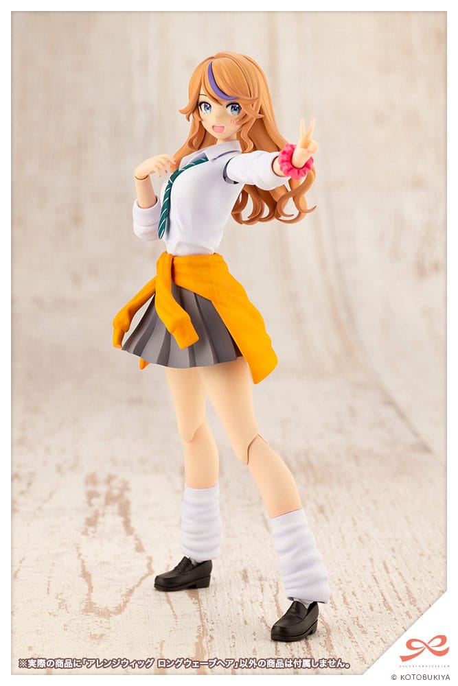 Sousai Shojo Teien Zubehör Set für Actionfiguren Arranged Wigs Long Wavy Hair Figurenzubehör Yokina