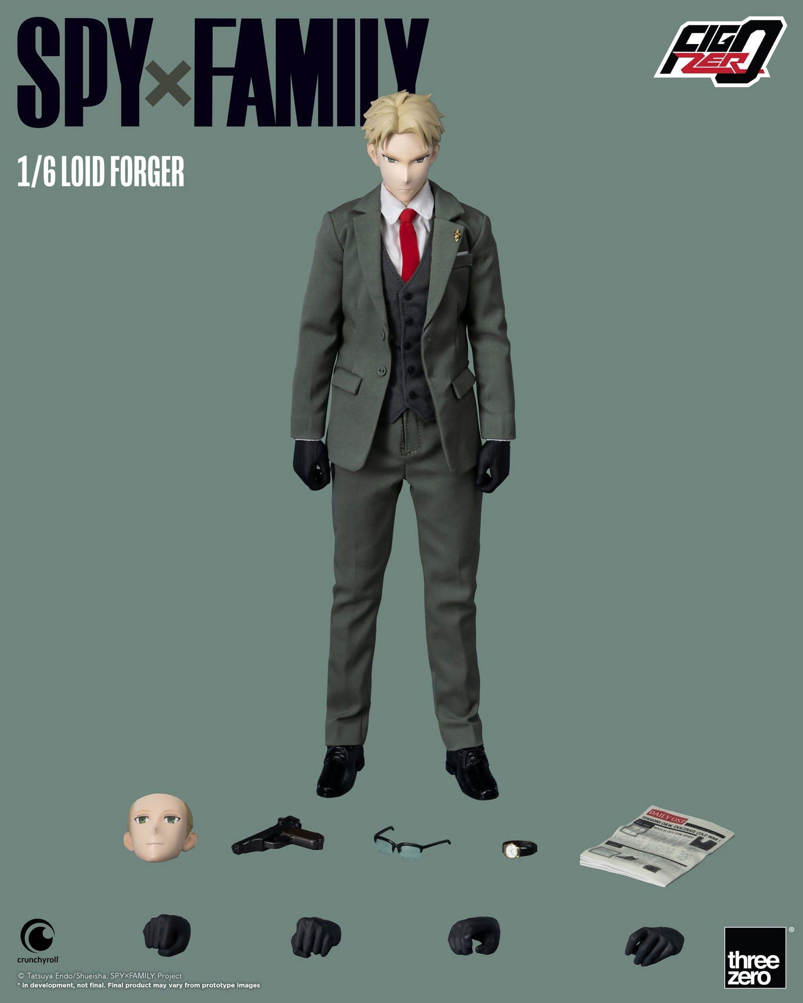 Spy x Family FigZero Actionfigur 1/6 Loid Forger 31 cm Figmas Yokina
