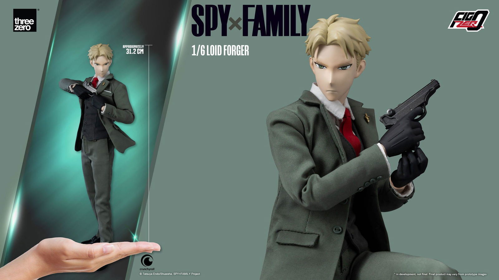 Spy x Family FigZero Actionfigur 1/6 Loid Forger 31 cm Figmas Yokina