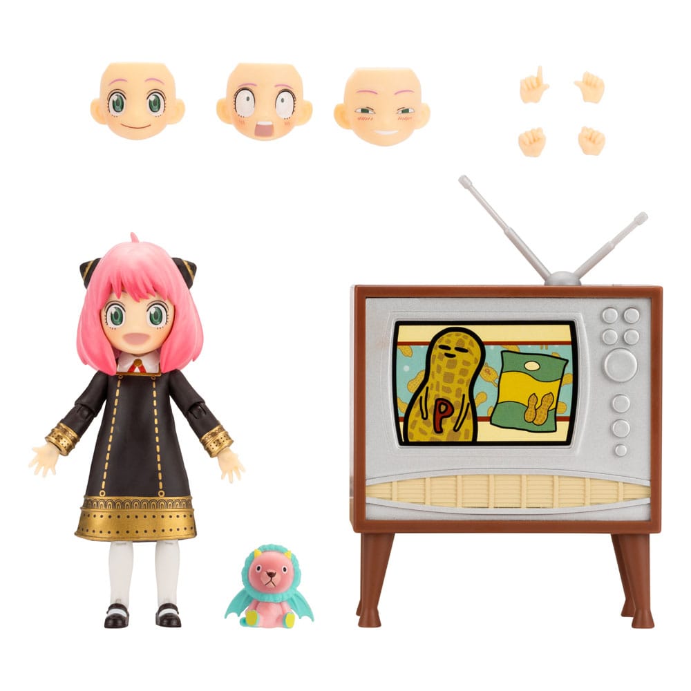 Spy x Family Total Anime Actionfigur Anya Forger 11 cm Figmas Yokina
