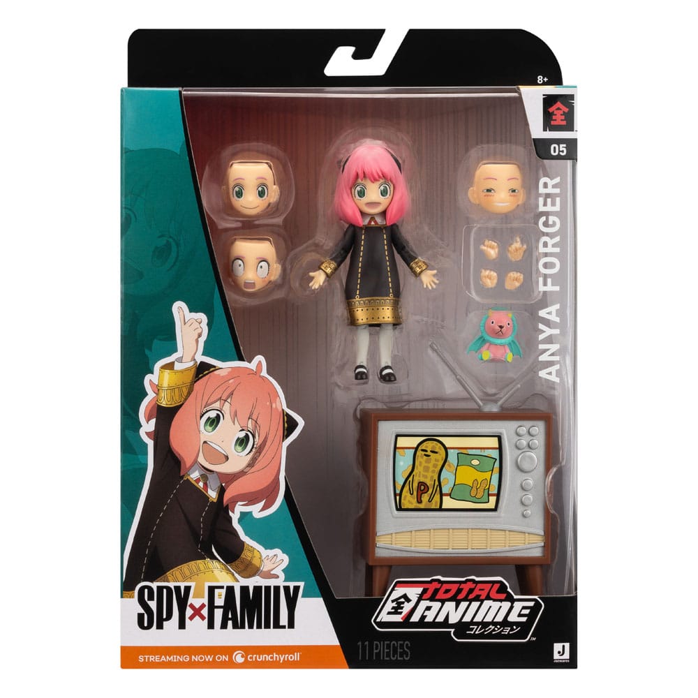 Spy x Family Total Anime Actionfigur Anya Forger 11 cm Figmas Yokina