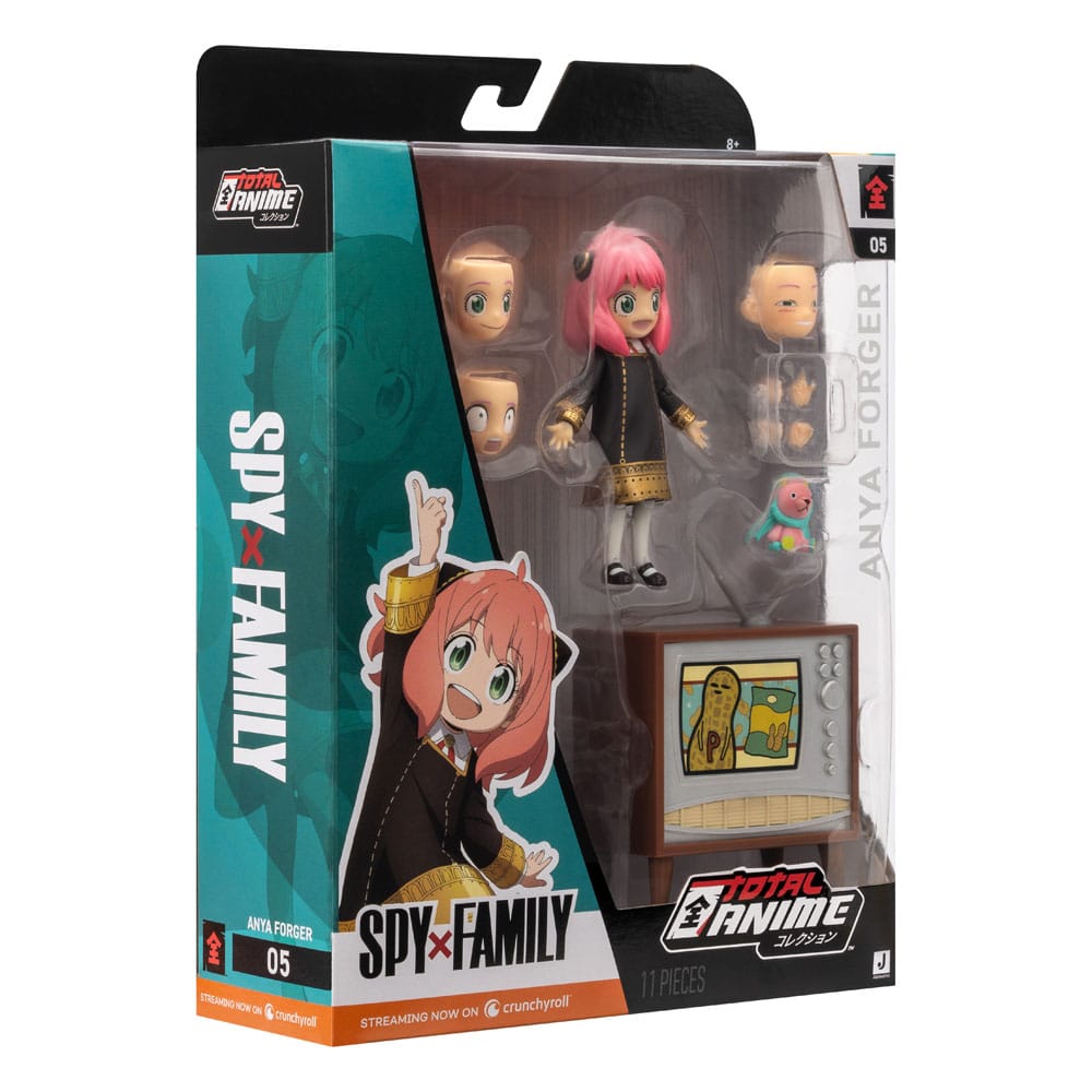 Spy x Family Total Anime Actionfigur Anya Forger 11 cm Figmas Yokina