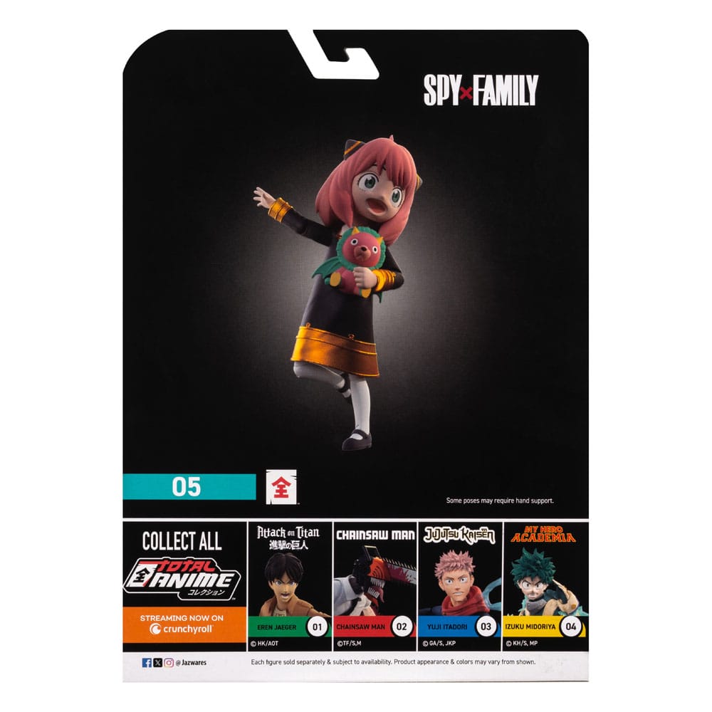 Spy x Family Total Anime Actionfigur Anya Forger 11 cm Figmas Yokina