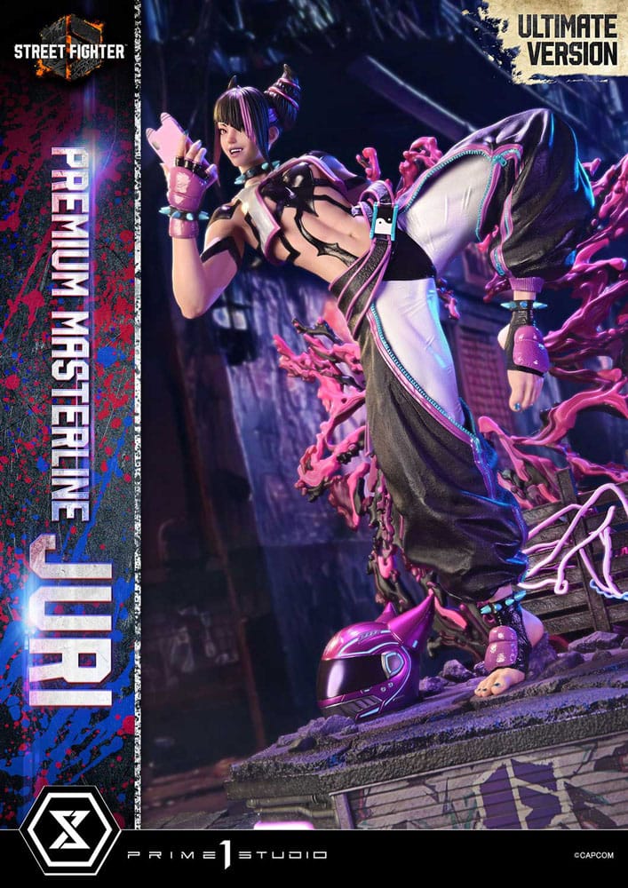 Street Fighter 6 Premium Masterline Series Statue 1/4 Juri Ultimate Version 58 cm Scalefiguren Yokina