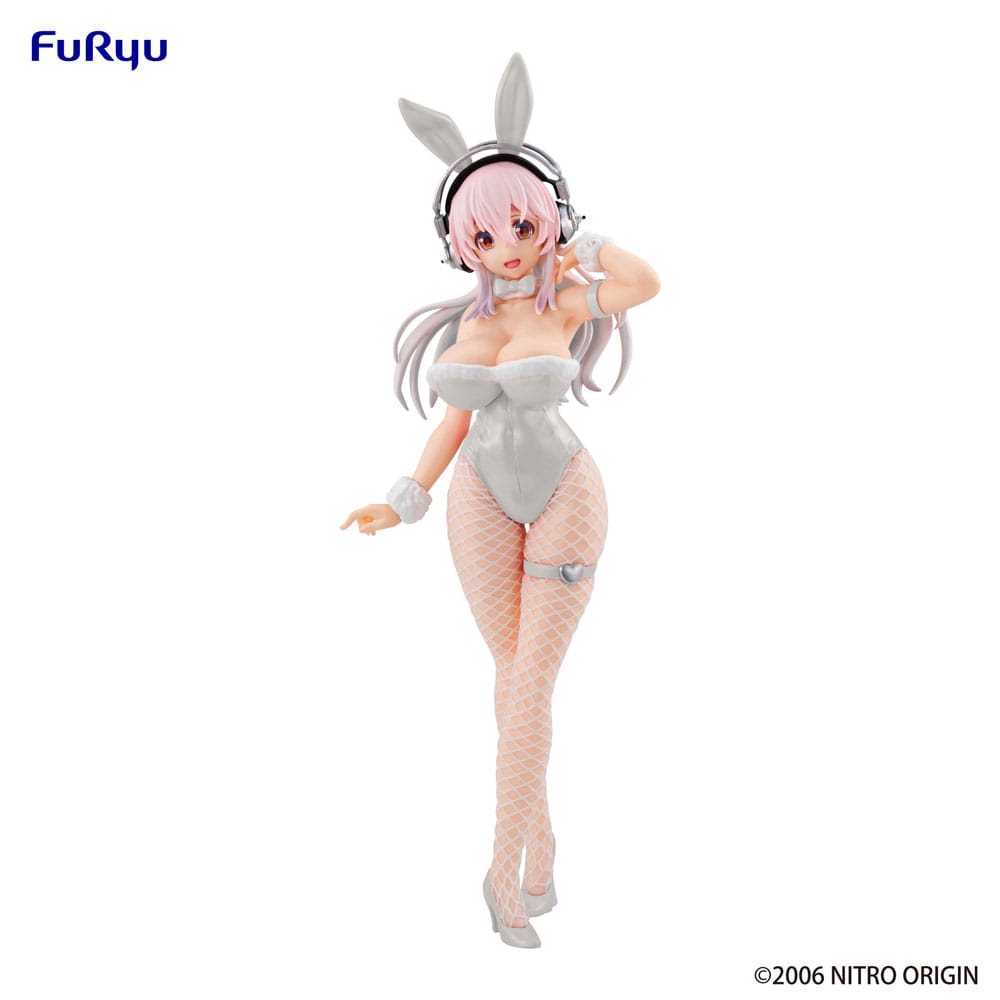Super Sonico BiCute Bunnies PVC Statue Pearl White Ver. 30 cm Prizefiguren Yokina
