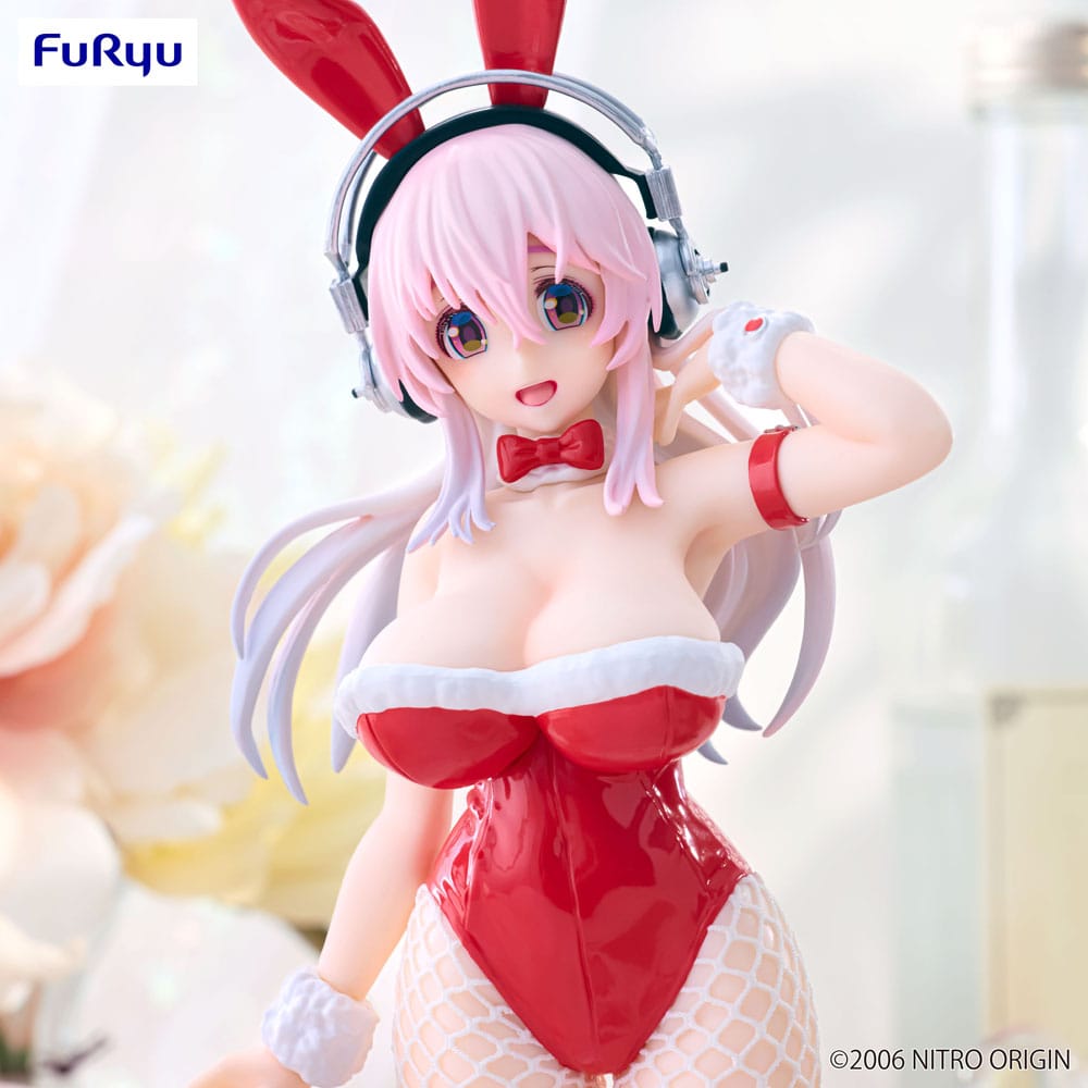 Super Sonico BiCute Bunnies PVC Statue Red Color Ver. 30 cm Prizefiguren Yokina