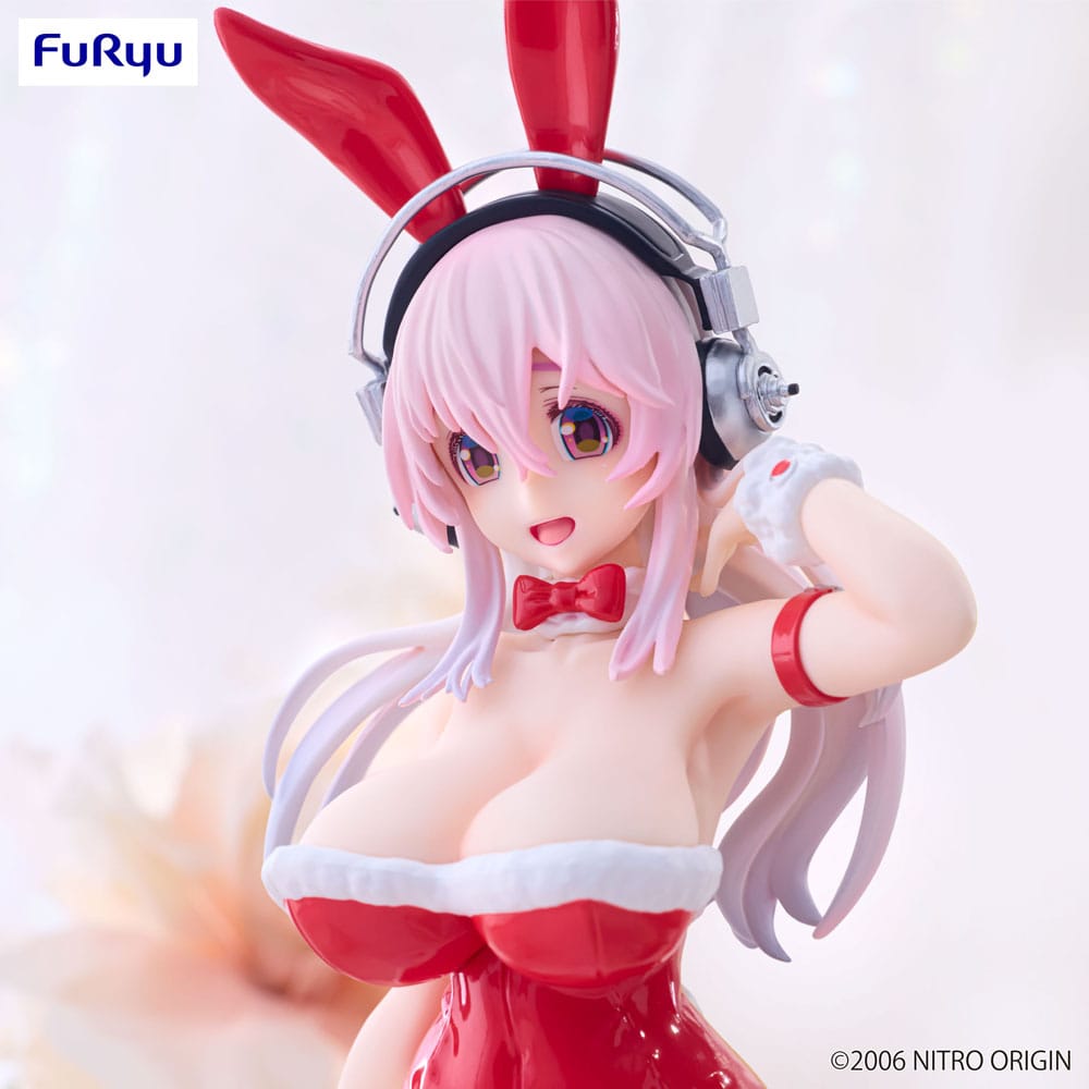 Super Sonico BiCute Bunnies PVC Statue Red Color Ver. 30 cm Prizefiguren Yokina