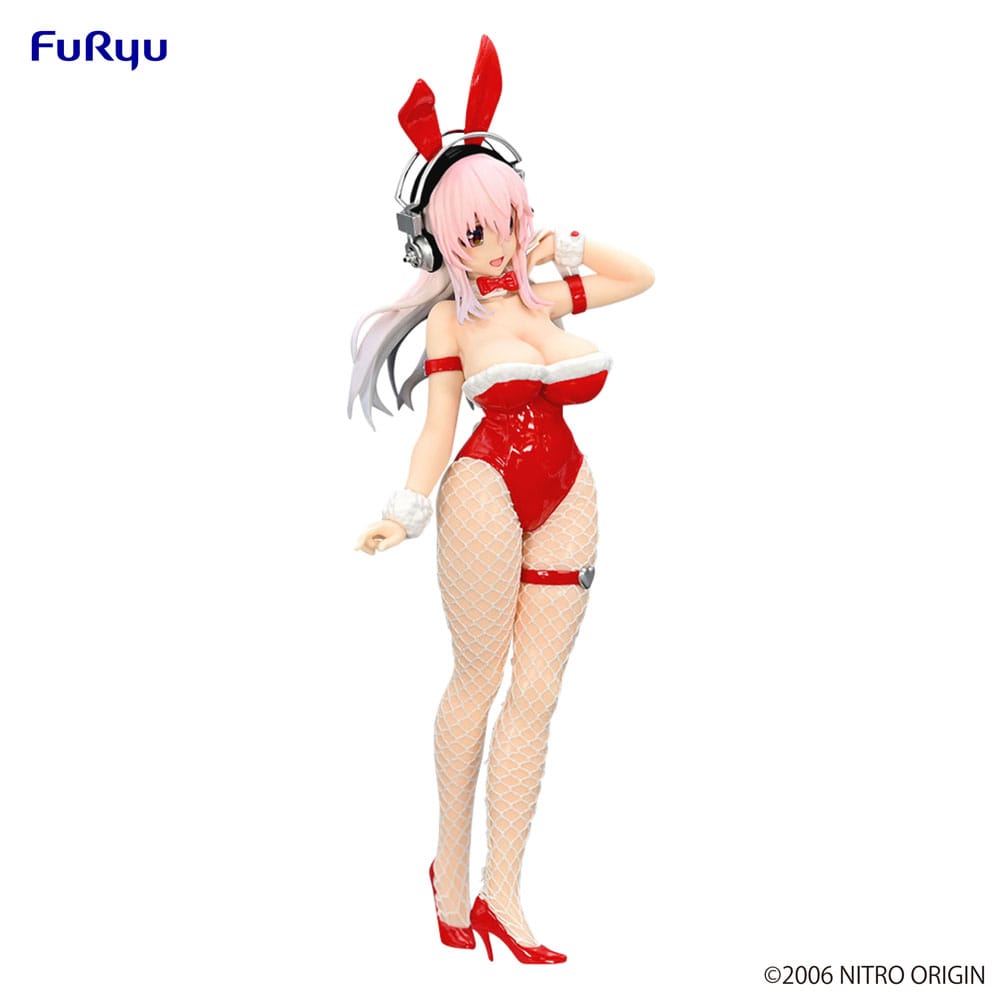 Super Sonico BiCute Bunnies PVC Statue Red Color Ver. 30 cm Prizefiguren Yokina
