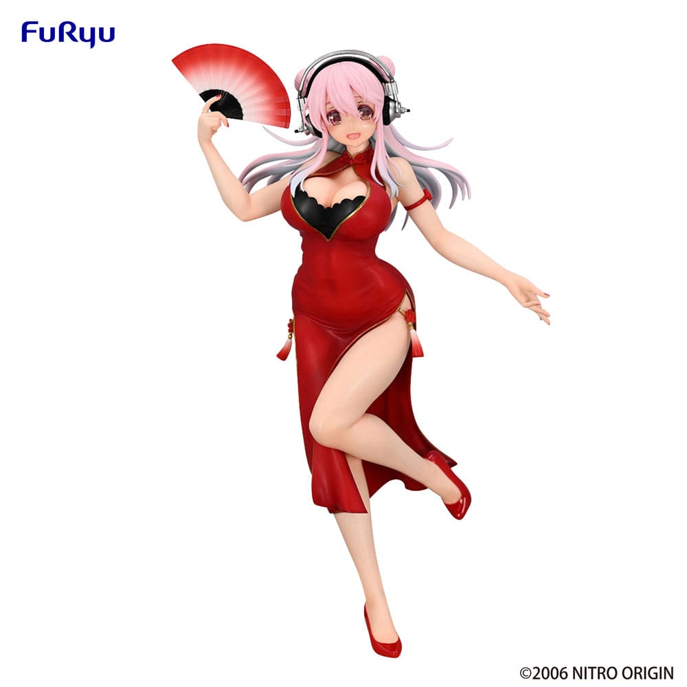 Super Sonico China Dress Ver. Trio-Try-iT PVC Statue 21 cm Prizefiguren Yokina