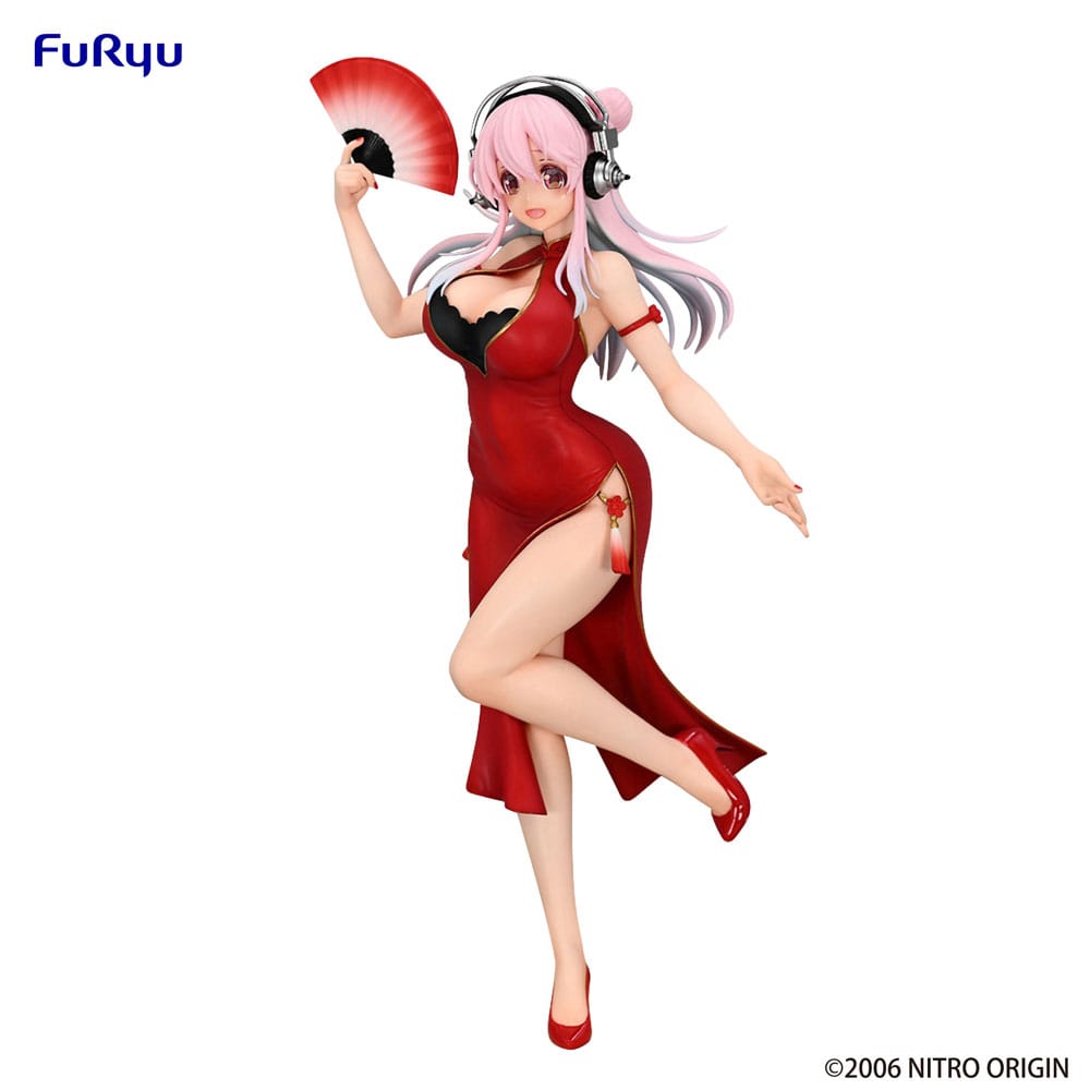 Super Sonico China Dress Ver. Trio-Try-iT PVC Statue 21 cm Prizefiguren Yokina
