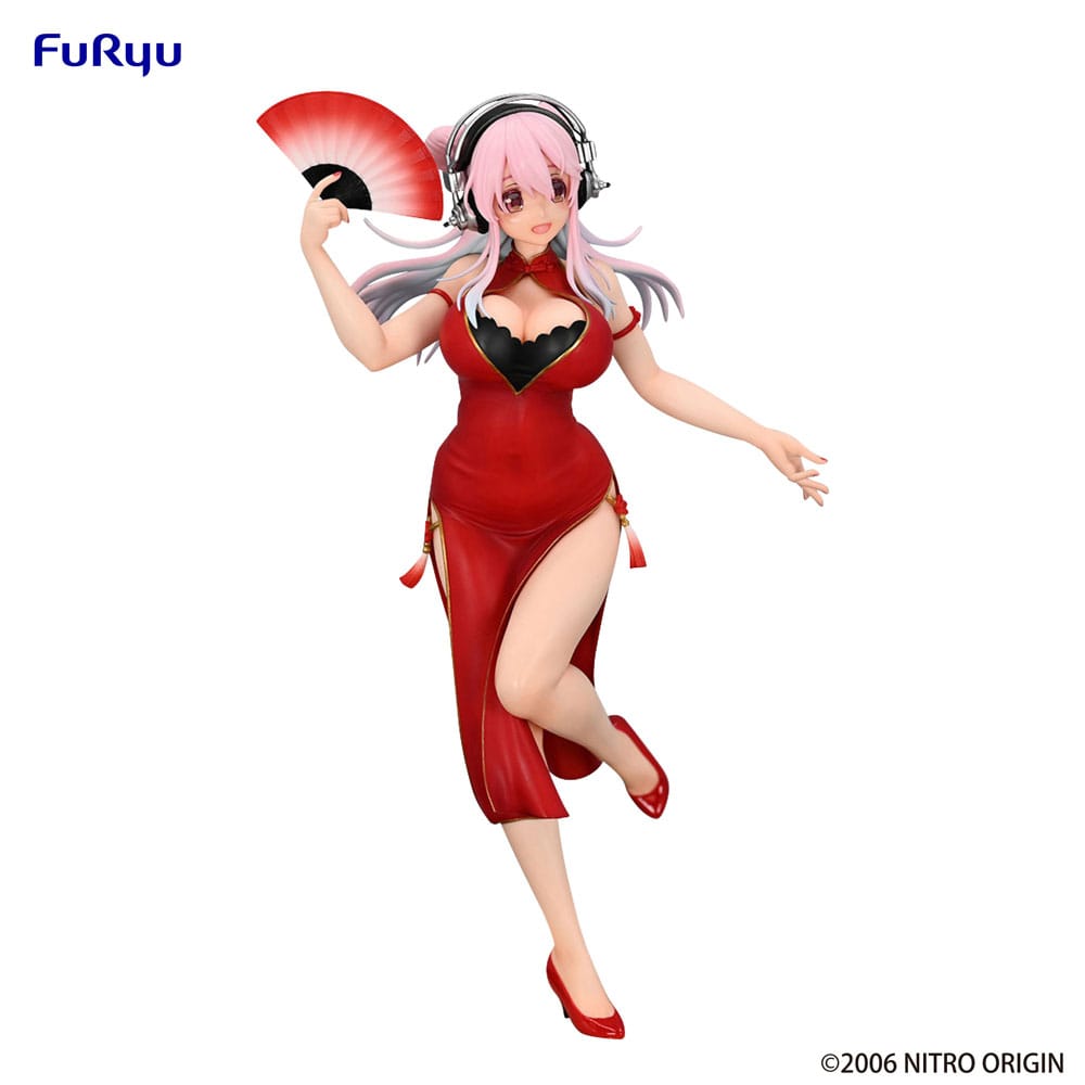 Super Sonico China Dress Ver. Trio-Try-iT PVC Statue 21 cm Prizefiguren Yokina