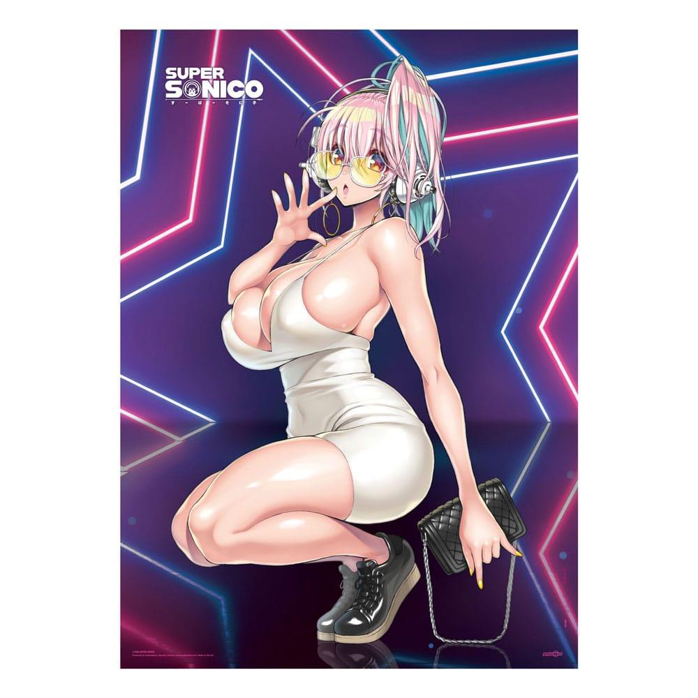 Super Sonico Fabric Poster Super Star 84 x 118 cm Poster Yokina