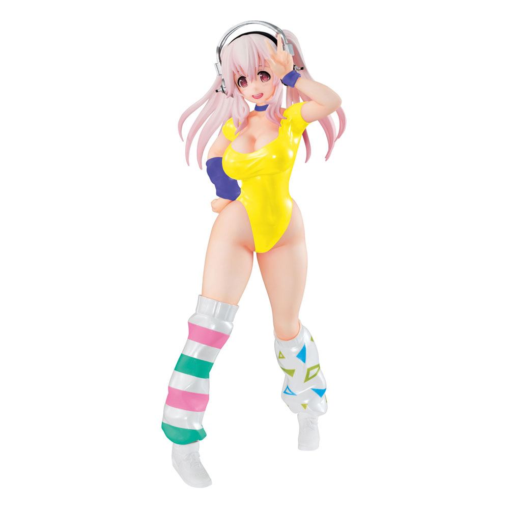 Super Sonico PVC Statue Super Sonico Concept Figure 80's/Another Color/Yellow Ver. 18 cm (re-run) Prizefiguren Yokina