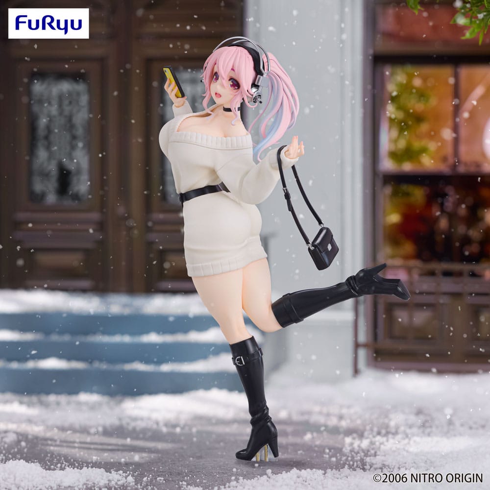 Super Sonico Trio-Try-iT PVC Statue Winter Memory Ver. 21 cm Prizefiguren Yokina