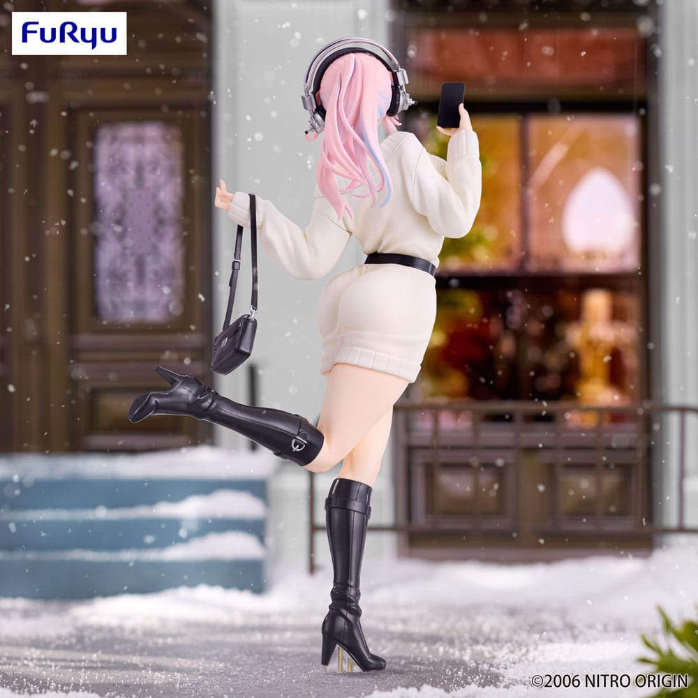 Super Sonico Trio-Try-iT PVC Statue Winter Memory Ver. 21 cm Prizefiguren Yokina