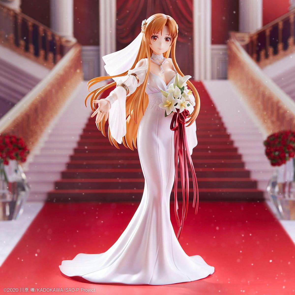 Sword Art Online PVC Statue 1/7 Asuna Wedding Ver. 25 cm Scalefiguren Yokina