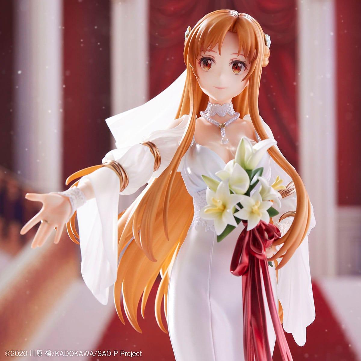 Sword Art Online PVC Statue 1/7 Asuna Wedding Ver. 25 cm Scalefiguren Yokina