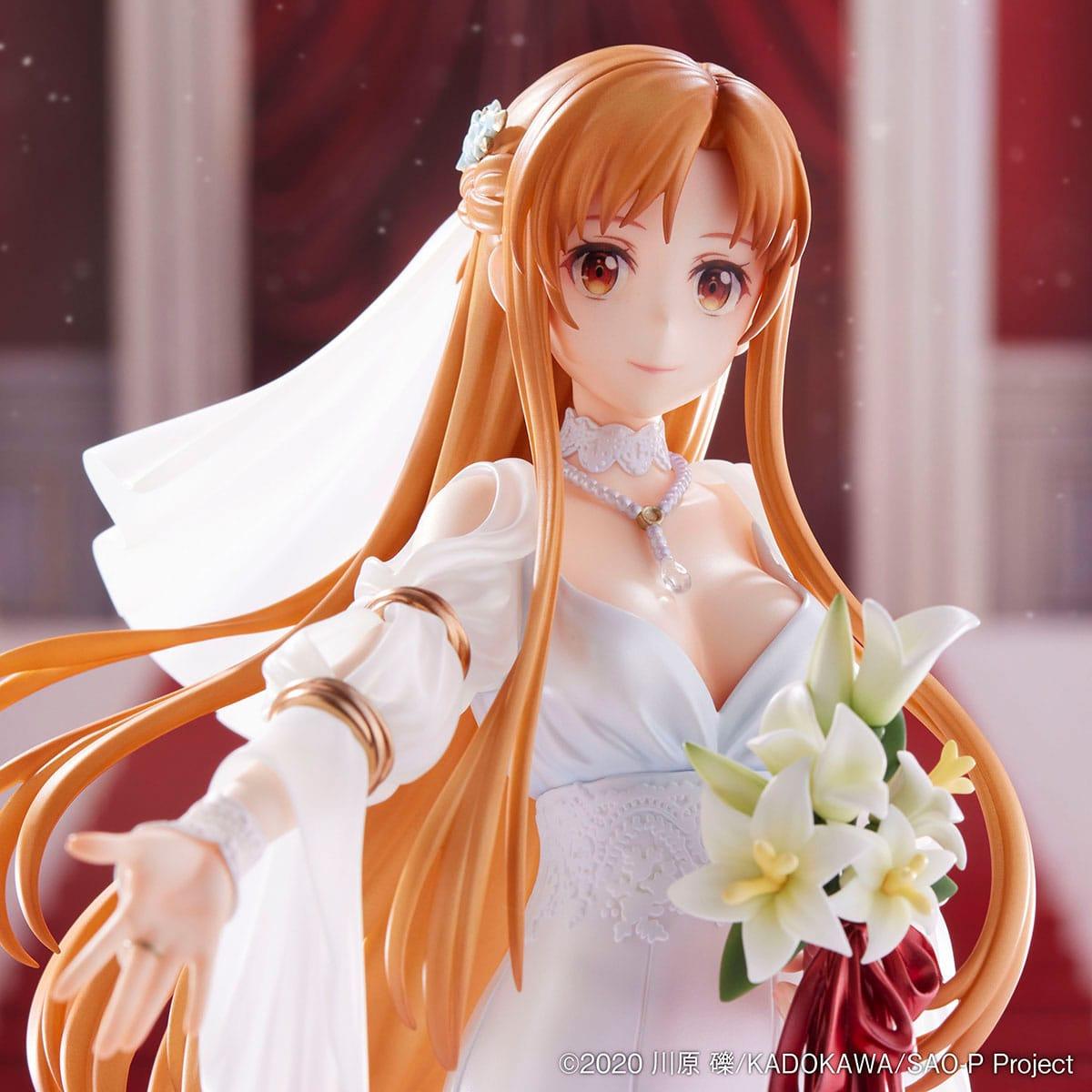 Sword Art Online PVC Statue 1/7 Asuna Wedding Ver. 25 cm Scalefiguren Yokina