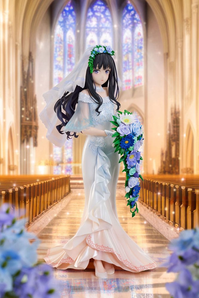 Takina Inoue Wedding dress Ver. 25 cm Lycoris Recoil PVC Statue 1/7 Scalefiguren Yokina