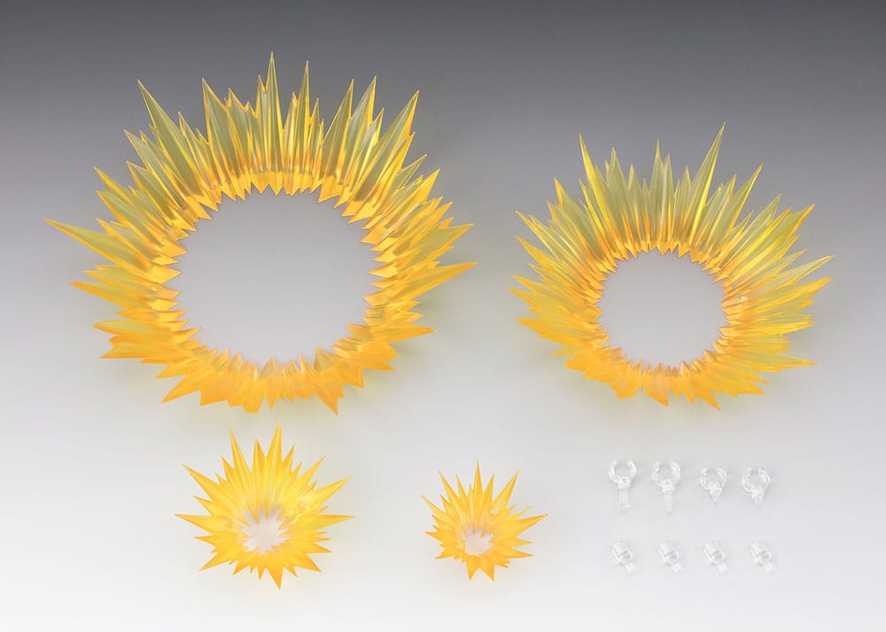 Tamashii Effect Actionfiguren-Zubehör Shock Impact Yellow Ver. for S.H.Figuarts Figurenständer Yokina