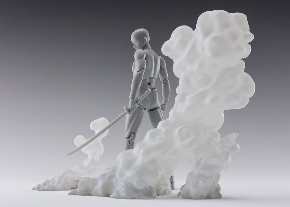 Tamashii Effect Actionfiguren-Zubehör Smoke White Version for S.H.Figuarts Figurenständer Yokina