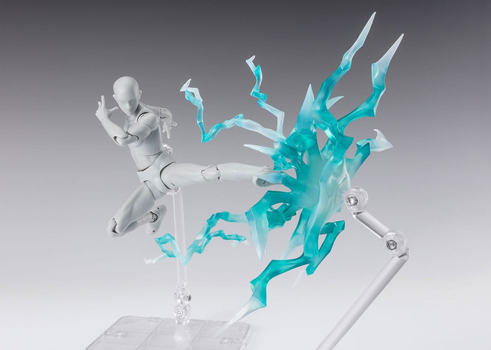 Tamashii Effect Actionfiguren-Zubehör Thunder Green Version for S.H.Figuarts Figurenständer Yokina