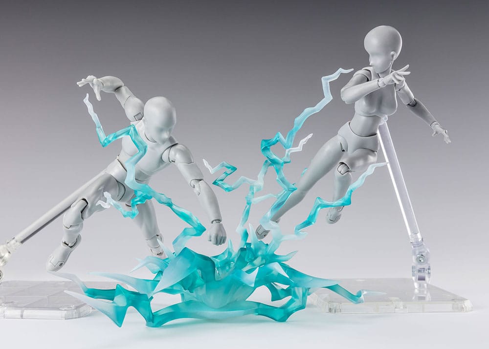 Tamashii Effect Actionfiguren-Zubehör Thunder Green Version for S.H.Figuarts Figurenständer Yokina