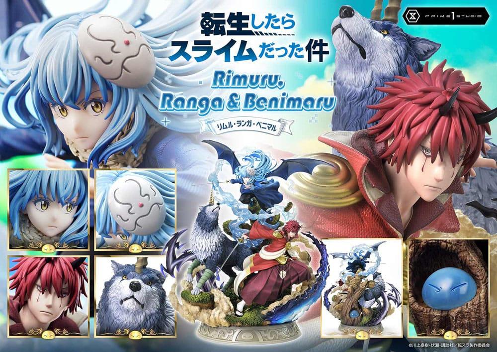 That Time I Got Reincarnated as a Slime Concept Masterline Series Statue 1/6 Rimuru, Ranga and Benimaru Deluxe Version 59 cm Scalefiguren Yokina