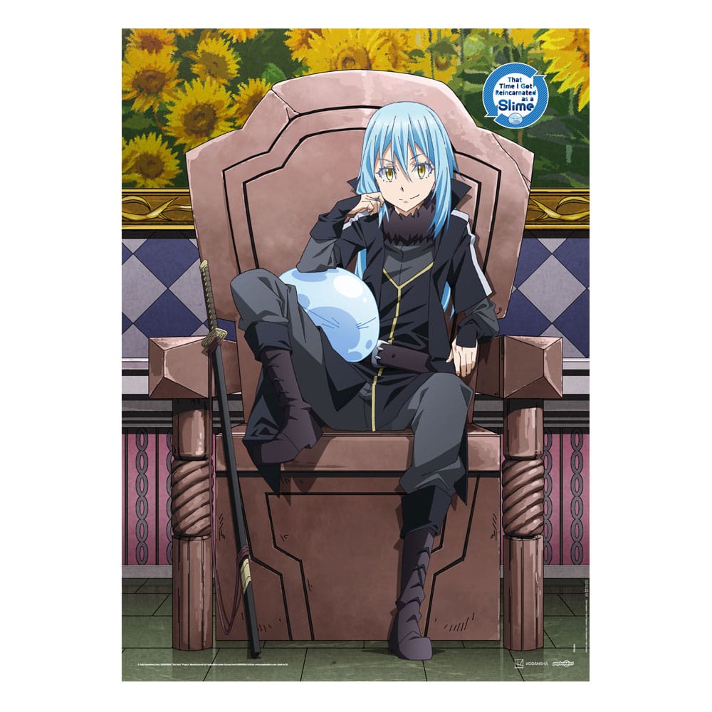 That Time I Got Reincarnated as a Slime Fabric Poster Demon Lord Rimuru 84 x 118 cm Wandrolle Yokina