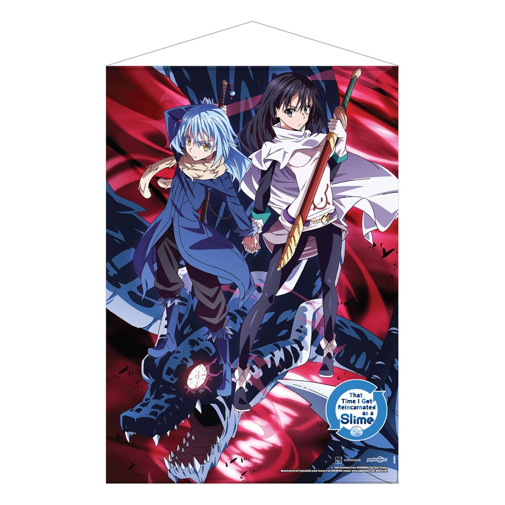 That Time I Got Reincarnated as a Slime Wandrolle Rimuru, Shizue and Veldora The Storm Dragon 50 x 70 cm Wandrolle Yokina