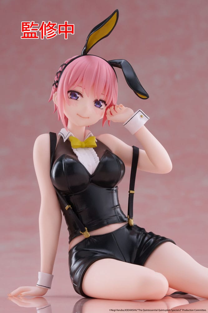 The Quintessential Quintuplets 3 PVC Statue Desktop Cute Figure Ichika Nakano Bunny Ver. 13 cm Prizefiguren Yokina