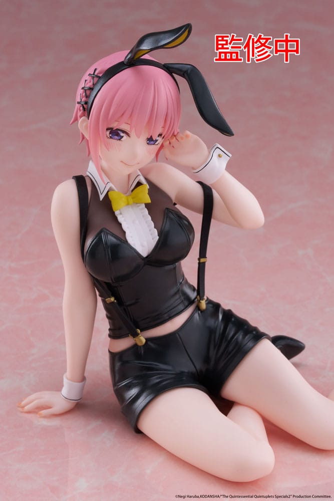 The Quintessential Quintuplets 3 PVC Statue Desktop Cute Figure Ichika Nakano Bunny Ver. 13 cm Prizefiguren Yokina