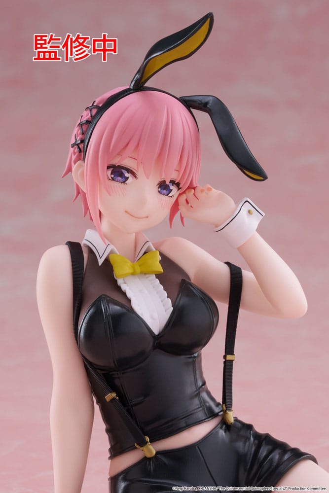 The Quintessential Quintuplets 3 PVC Statue Desktop Cute Figure Ichika Nakano Bunny Ver. 13 cm Prizefiguren Yokina