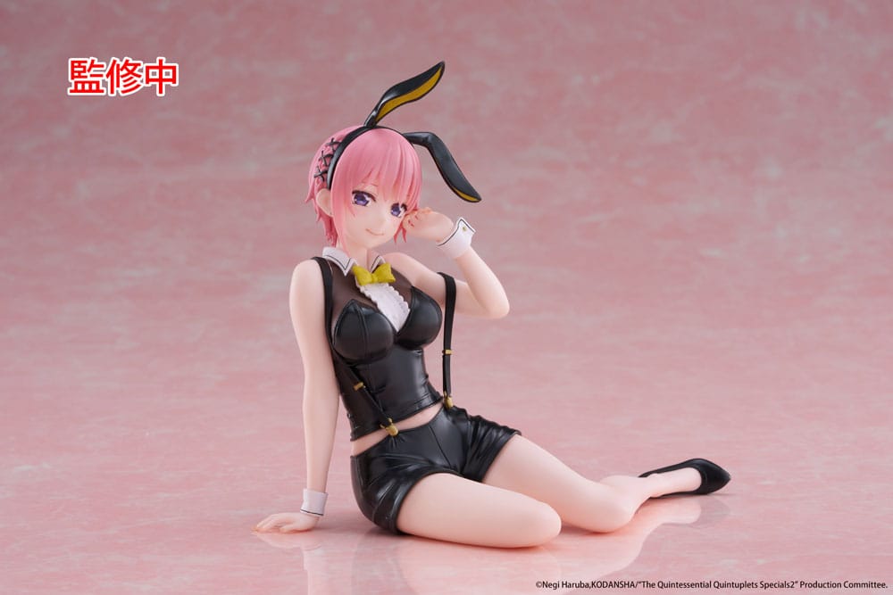 The Quintessential Quintuplets 3 PVC Statue Desktop Cute Figure Ichika Nakano Bunny Ver. 13 cm Prizefiguren Yokina