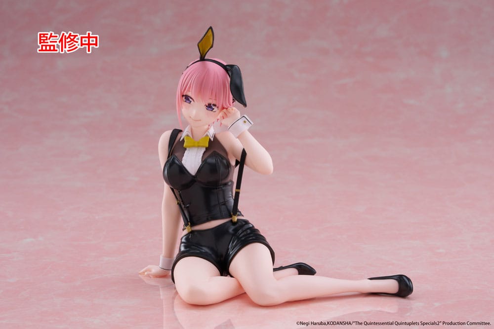 The Quintessential Quintuplets 3 PVC Statue Desktop Cute Figure Ichika Nakano Bunny Ver. 13 cm Prizefiguren Yokina
