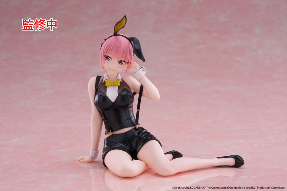 The Quintessential Quintuplets 3 PVC Statue Desktop Cute Figure Ichika Nakano Bunny Ver. 13 cm Prizefiguren Yokina