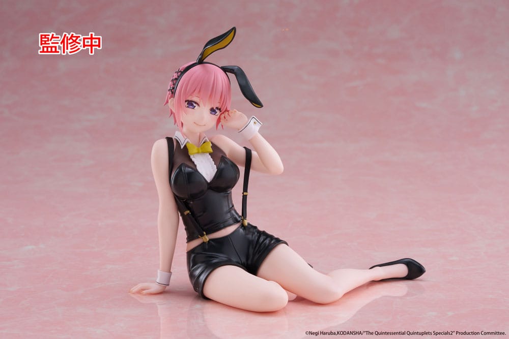 The Quintessential Quintuplets 3 PVC Statue Desktop Cute Figure Ichika Nakano Bunny Ver. 13 cm Prizefiguren Yokina