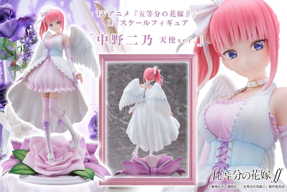 The Quintessential Quintuplets PVC Statue 1/7 Nakano Nino Angel Ver. 26 cm Scalefiguren Yokina
