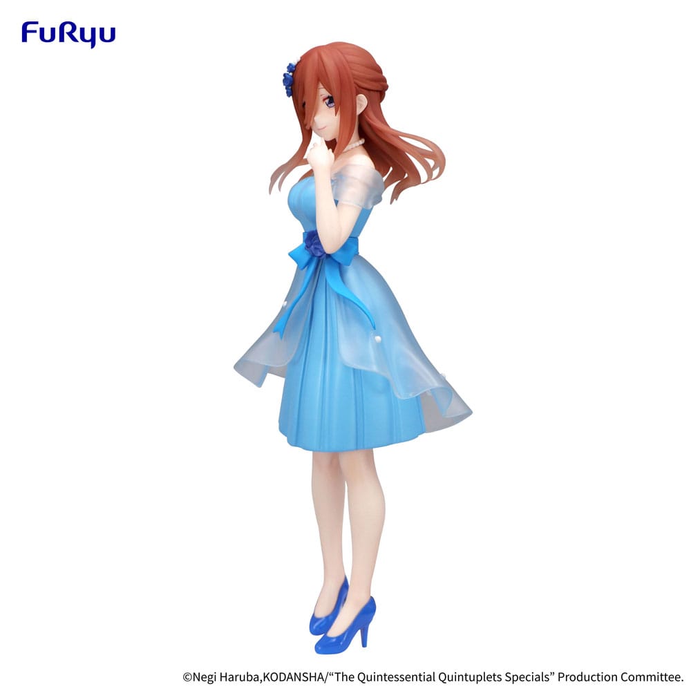 The Quintessential Quintuplets Trio-Try-iT PVC Statue Nakano Miku Pastel Dress Ver. 21 cm Prizefiguren Yokina
