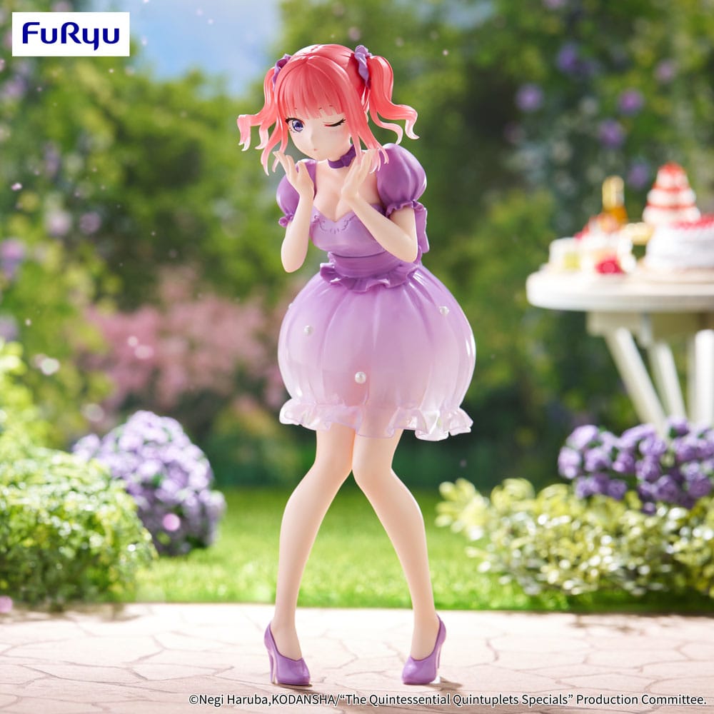 The Quintessential Quintuplets Trio-Try-iT PVC Statue Nakano Nino Pastel Dress Ver. 21 cm Prizefiguren Yokina