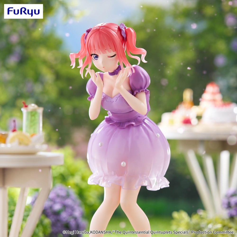 The Quintessential Quintuplets Trio-Try-iT PVC Statue Nakano Nino Pastel Dress Ver. 21 cm Prizefiguren Yokina
