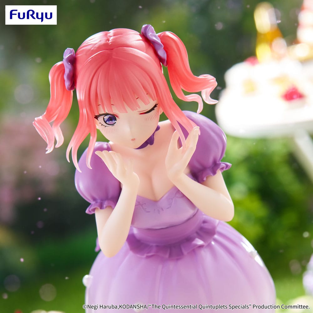 The Quintessential Quintuplets Trio-Try-iT PVC Statue Nakano Nino Pastel Dress Ver. 21 cm Prizefiguren Yokina