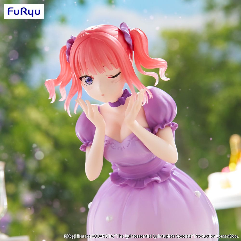 The Quintessential Quintuplets Trio-Try-iT PVC Statue Nakano Nino Pastel Dress Ver. 21 cm Prizefiguren Yokina