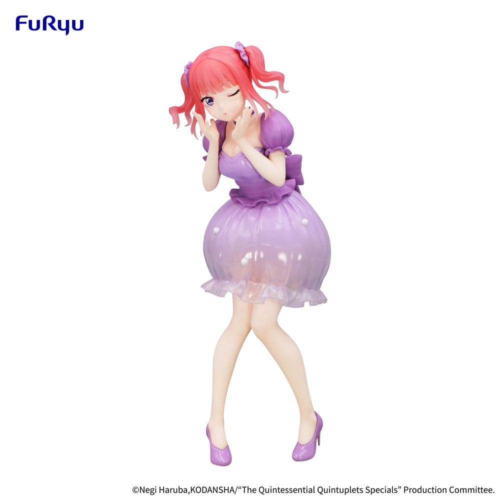 The Quintessential Quintuplets Trio-Try-iT PVC Statue Nakano Nino Pastel Dress Ver. 21 cm Prizefiguren Yokina