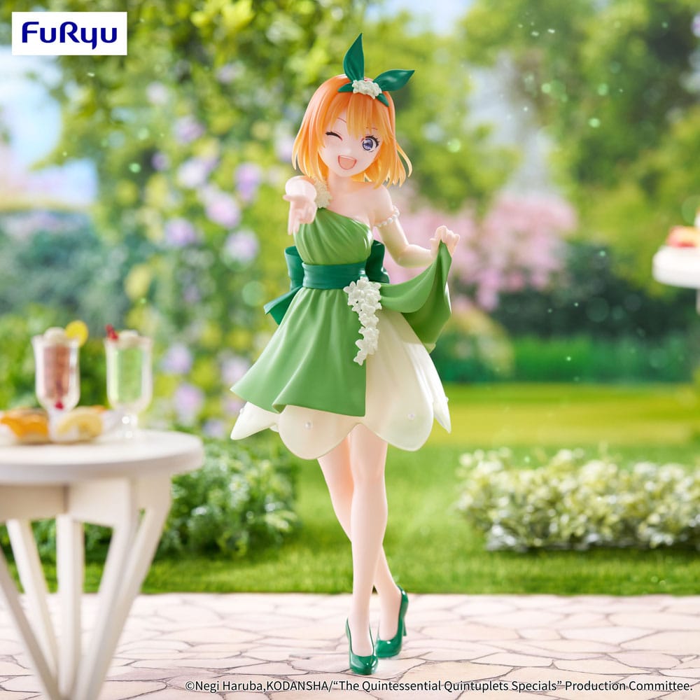 The Quintessential Quintuplets Trio-Try-iT PVC Statue Nakano Yotsuba Pastel Dress Ver. 22 cm Prizefiguren Yokina