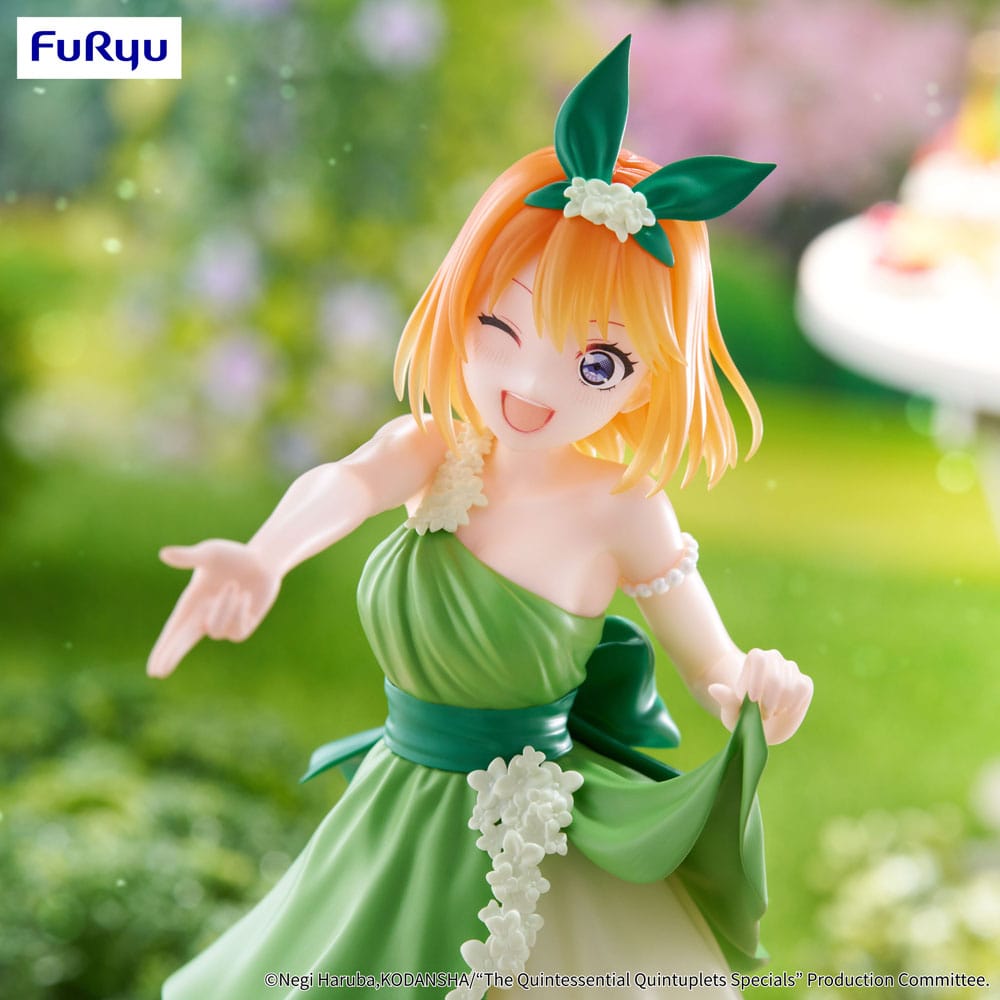 The Quintessential Quintuplets Trio-Try-iT PVC Statue Nakano Yotsuba Pastel Dress Ver. 22 cm Prizefiguren Yokina